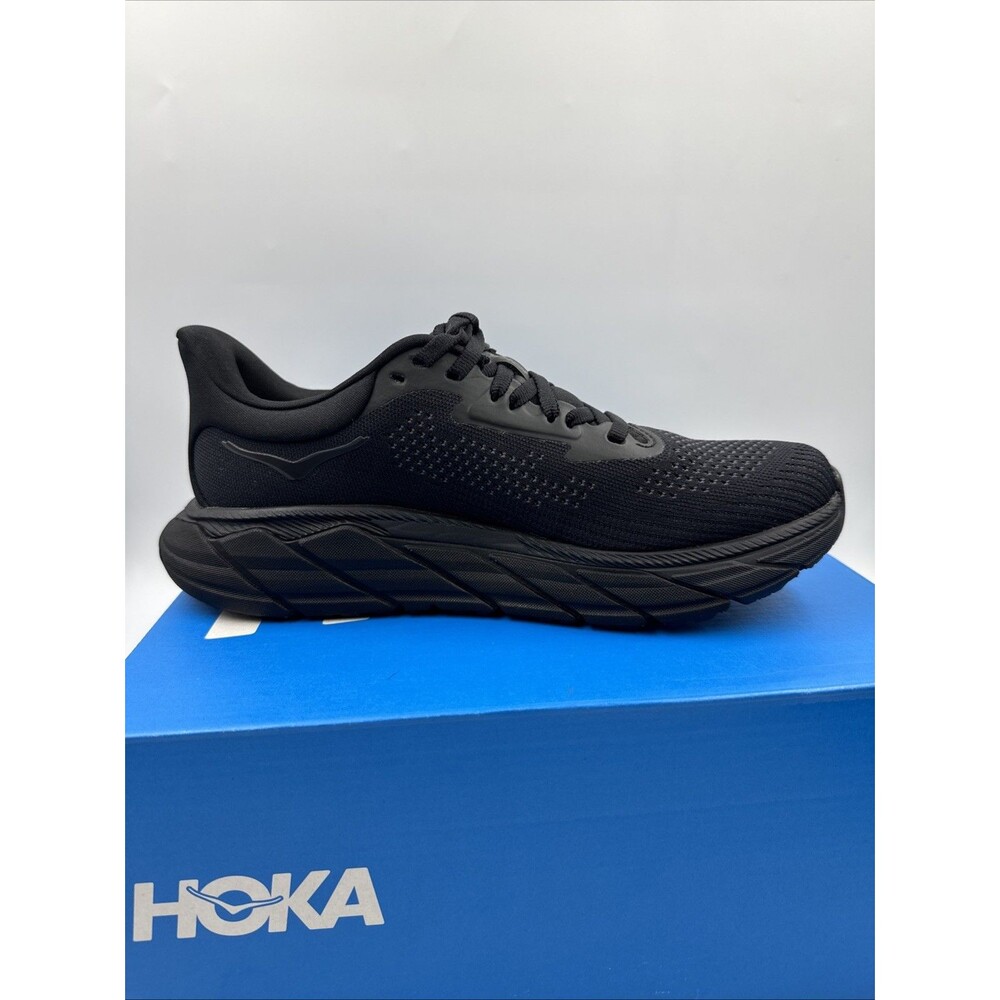 Hoka Arahi 7 Women’s Black Blackout 1147851 BBLC Walking Running Shoes Size 6B - Picture 11 of 16